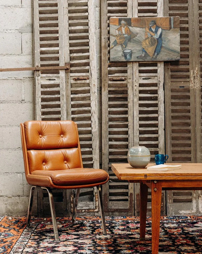 Alma chaise en skaï - chaise,