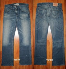 JEANS LEVIS 512 "Bootcut" W32 L36 (FR t42) bleu brut délavé 0205