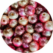 Perles Rondes En Or Rose De