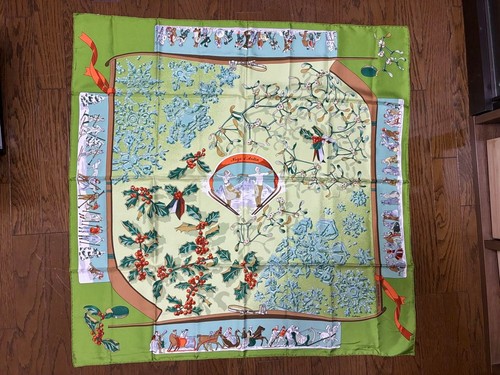 Hermes carre neige antan - hermes, 90