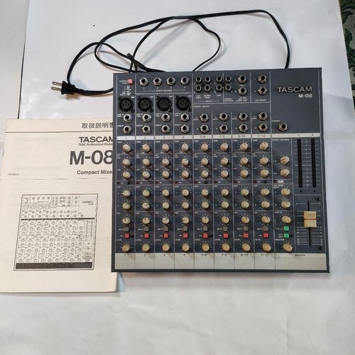 Tascam compact mixer teac - tascam, m-08