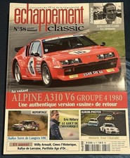 ÉCHAPPEMENT CLASSIC 58 Août 2015 Alpine A310 V6 Gr4 Charade Helary Clarr Tour