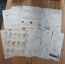 Lot planches dessins