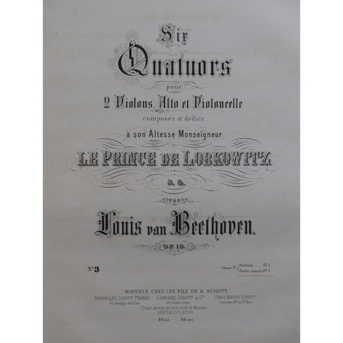 Beethoven quatuor no 3 - beethoven, 18
