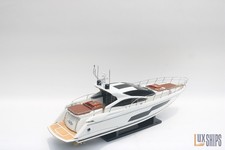 Maquette bateau en bois - yacht Sunseeker Predator 80 85 cm - décoration naut...