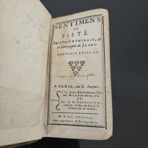 Petit livre ancien - 1738,