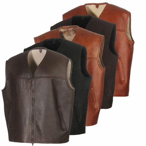 Gilet peau mouton - peau, de