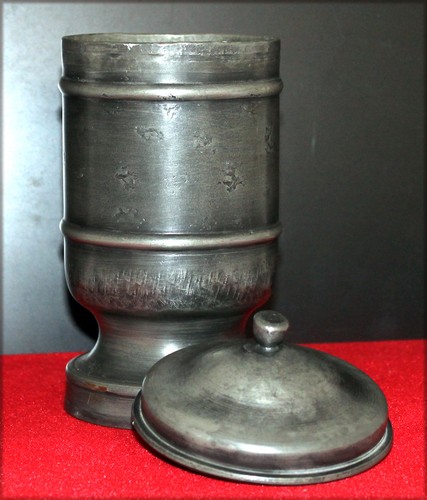 Etain pot couvert - etain,, étain