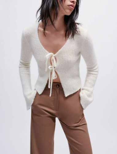 Maje women ecru - ecru, mohair
