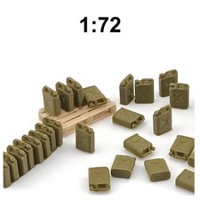 Lot 25 Jerricans, 1/72 décor miniature maquette militaire
