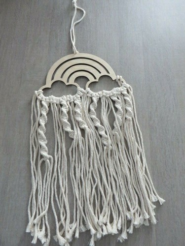 Suspension macrame decoration - suspension,