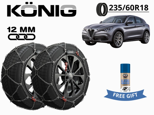 Chaînes neige konig 12mm - chaînes,
