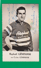 CYCLISME carte cycliste