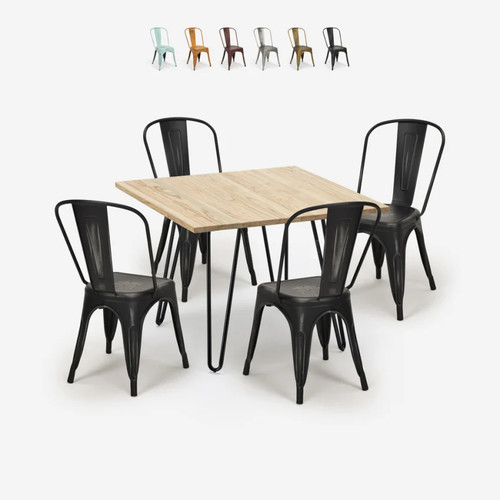 Ensemble table 80x80cm - ensemble,