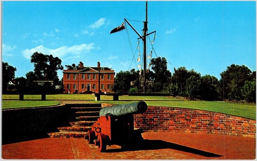 Tryon palace 1950s postcard - tryon,