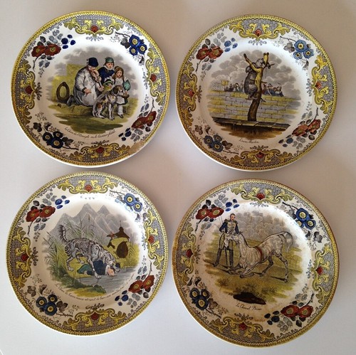 Lot assiettes en faience - en,