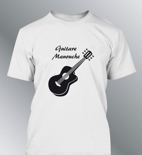 Tee shirt guitare manouche - tee,