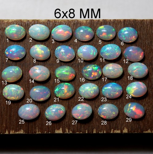 6x8 opale éthiopienne - 6x8,