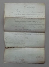 [REGENCE] Lettre de cachet au