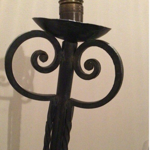Lampadaire fer forgé annees - lampadaire,