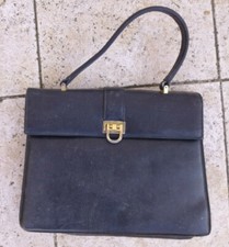 Sac à main Vimar cuir bon état. Années 1970.