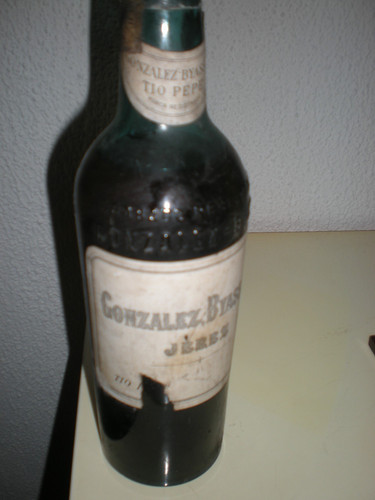 Vieille bouteille jerez - bouteille,
