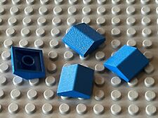 4 x LEGO blue slope brick 3300 / Set 4223 6991 364 910 4222 365 368 356 540 6362