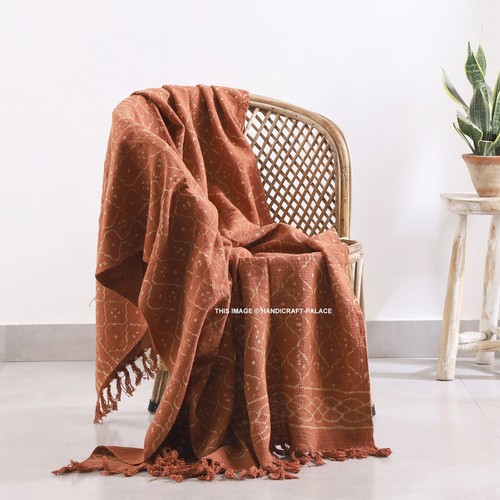 100 coton couverture main - couverture,