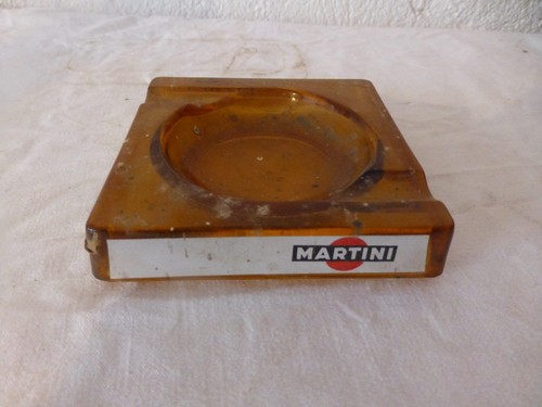 Ancien cendrier verre martini - ancien,