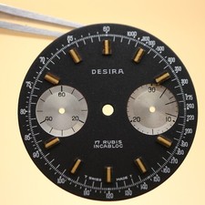 Cadran de montre Valjoux 7733 - DESIRA Ø31,50mm [NOS] (Watch dial)