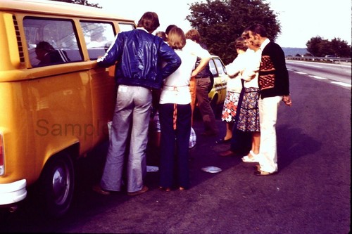 Vintage camper van 35mm - vw,