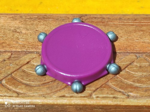 Playmobil pandereta morada - pandereta,