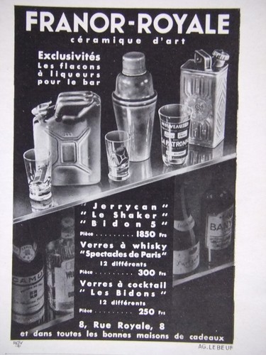 Publicité 1948 franor royale - publicitÉ,