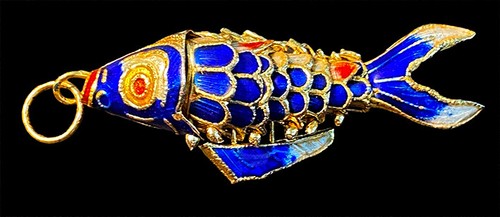 Rare pendentif poisson - rare,