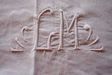 Drap N°49 ancien et grand en