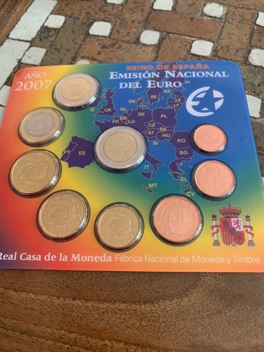 Coffret espagne 2007 - coffret, bu