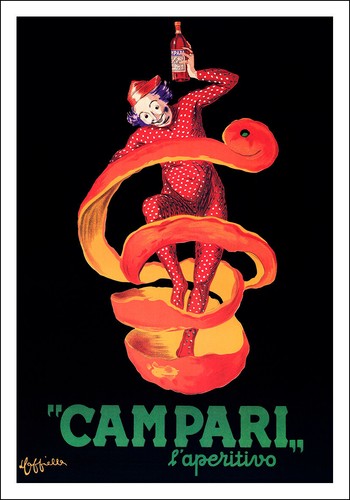 Cappiello campari aperetivo - campari, l'aperetivo