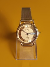 MATY MONTRE FEMME VINTAGE DOREE QUARTZ