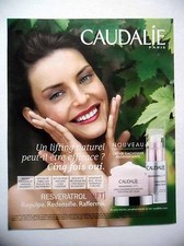 PUBLICITE-ADVERTISING :  CAUDALIE Resveratrol Lift  2016 Cosmétique