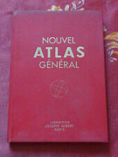 Nouvel Atlas Général SERRYN, BLASSELLE, BONNET 1954 Éd. Bordas