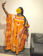 robe africaine femme bassam batik ivoirien neuf 100% coton taille standard