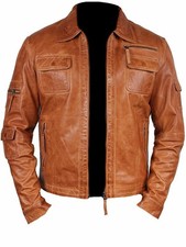 Blouson moto vintage homme