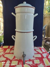 GRANDE CAFETIERE DE BISTROT Emaillée Vintage 1930 / 1940 / 1950