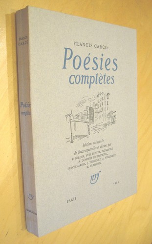 Carco poésies complètes - f.,