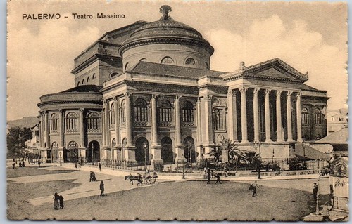 Italie palermo carte postale - italie,
