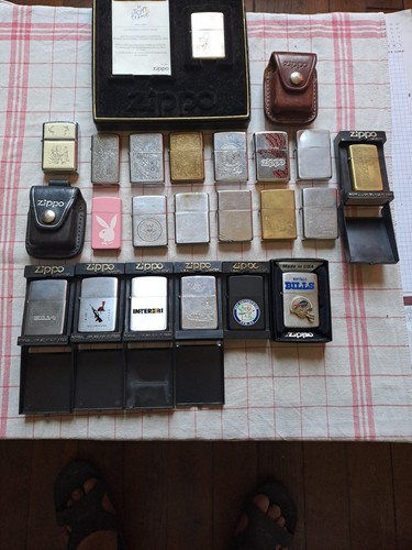 Lot briquet zippo pièces - briquet,