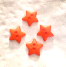 4 BOUTONS ETOILE A 5 BRANCHES