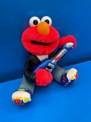 Ancienne peluche elmo rock and - ancienne,