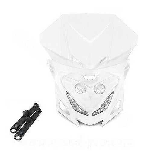 Masque phare enduro blanc - masque, de