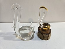 Lot De 2 Figurines En Verre